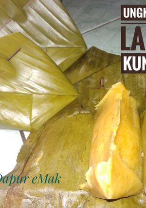 Foto resep Jajanan (ungkusan labu kuning)