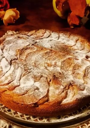 O poză a rețetei Tort cu mere.