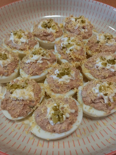 Una foto de 241. Huevos rellenos de paté de cerdo