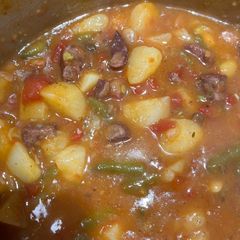 A picture of Christmas Soup.