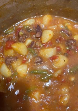 A picture of Christmas Soup.
