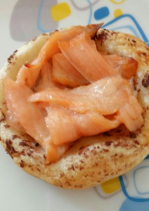 A picture of Smoked salmon Tartlet.