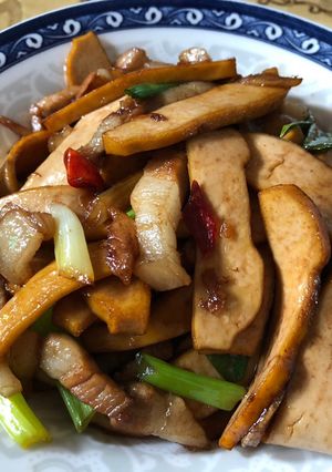 豆乾炒肉絲 的食譜成品照片