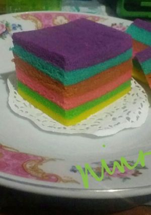 Foto resep Rainbow cake