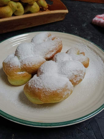 Resep Donat Tape Pandan / Donat Kepang yang Enak