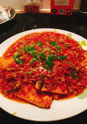 A picture of Stewed Crispy Tofu 红烧香煎豆腐.