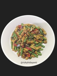 Foto resep Tumis Tempe Kacang Panjang