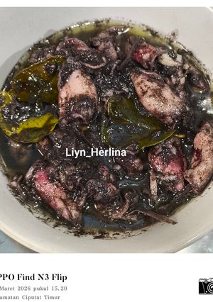 Foto resep Tumis cumi hitam