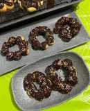 Chocolate Mochi donuts ala fe