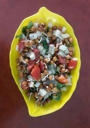 A picture of Sprout Chana Salad.