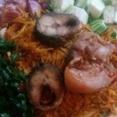 Abacha (African salad) A picture of Abacha (African salad).