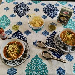 A picture of Manchow soup.