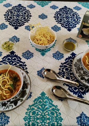 A picture of Manchow soup.