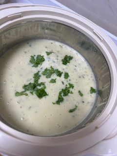 صورة لوصفة شوربة الروبيان بالكريمة