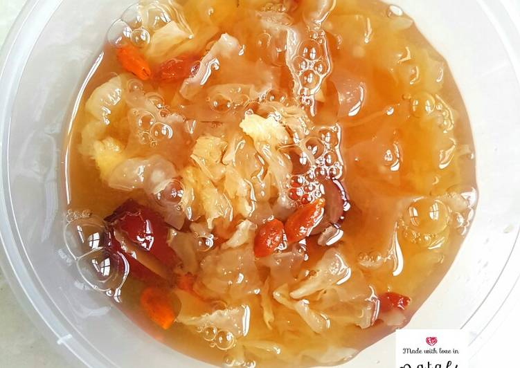 Bahan White Fungus Soup / Sup jamur putih | Cara Buat White Fungus Soup / Sup jamur putih Yang Bisa Manjain Lidah