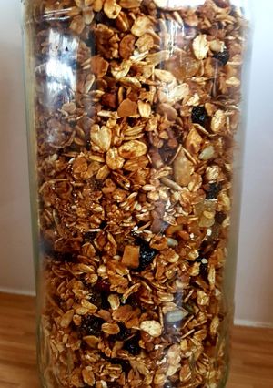 Házi készítésű müzli (granola) recept fotója