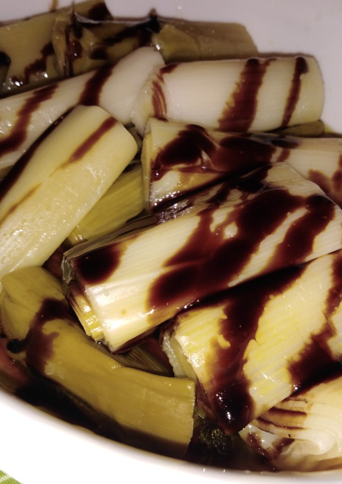 Una foto de Ensalada de puerros