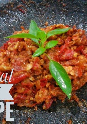 Foto resep Sambal Terasi Tempe Penyet