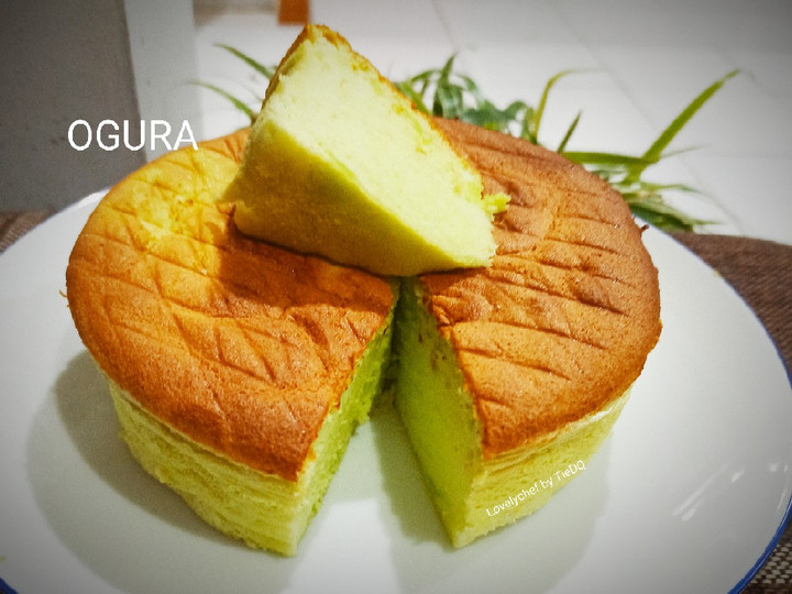 Bagaimana Membuat Ogura pandan putih telur Anti Gagal