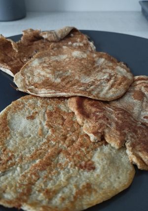 Una foto de 🥞 Tortitas de plátano y avena