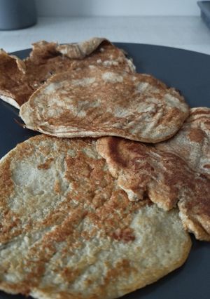 Una foto de 🥞 Tortitas de plátano y avena