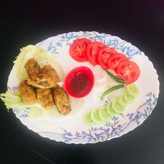 A picture of Chicken kebab.