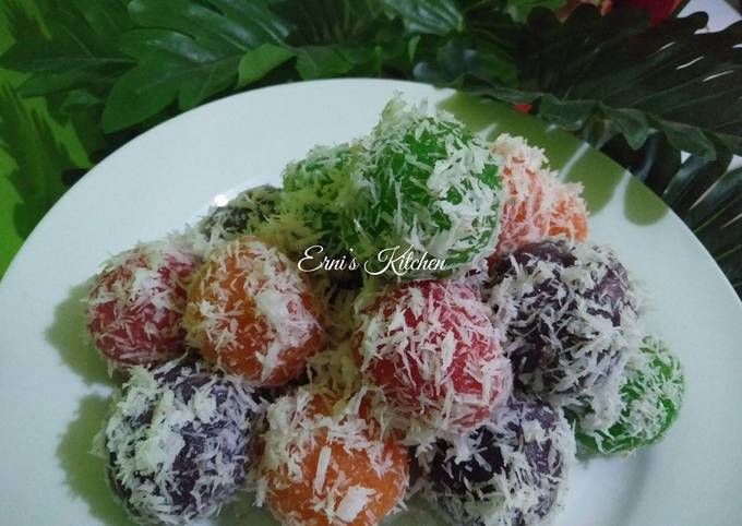 Klepon Singkong Pelangi