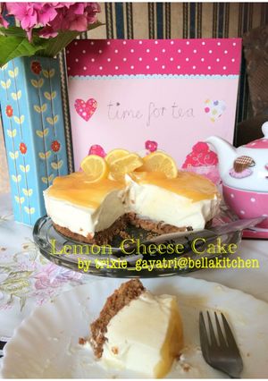 Foto resep Lemon Cheese Cake (no bake)