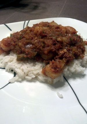 A picture of Shrimp Creole.