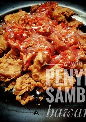 Foto resep Ayam penyet sambel bawang