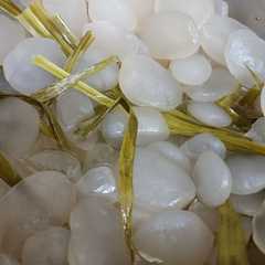 A picture of Manisan Kolang-kaling atau Buah Nau (Enau).