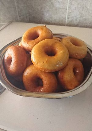 صورة لوصفة دونات لذيذه