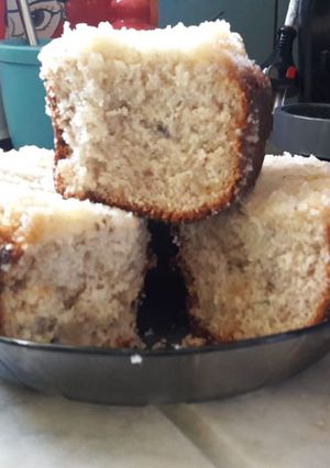 Una foto de Budín de banana sin horno
