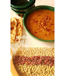 عکسی از دستور آش جو تنوری (کم کالری)