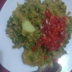 Vegetable pilau A picture of Vegetable pilau.