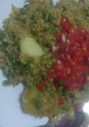 A picture of Vegetable pilau.