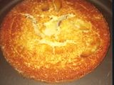 Torta de manzana invertida con Dulce de leche