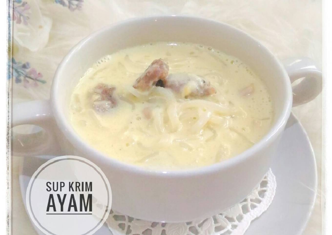 Sup Krim Ayam Ketofriendly