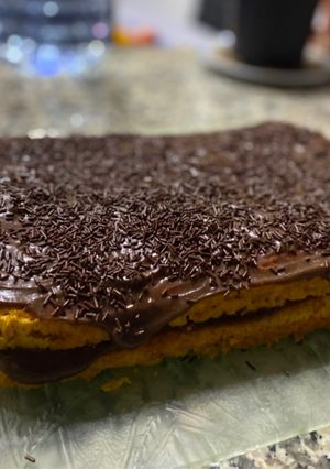 Foto de Bolo de Cenoura com Brigadeiro