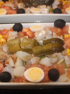 Una foto de Esqueixada (ensalada catalana de bacalao)