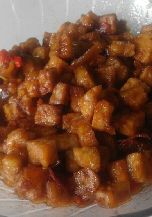 Foto resep Oreg tempe basah