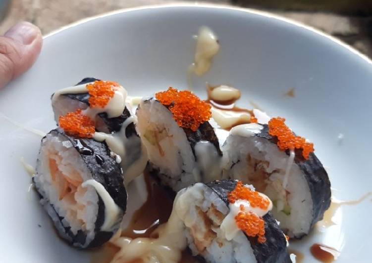 Simple Kani Sushi Roll