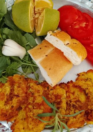 عکسی از دستور کوکو سبزیجات