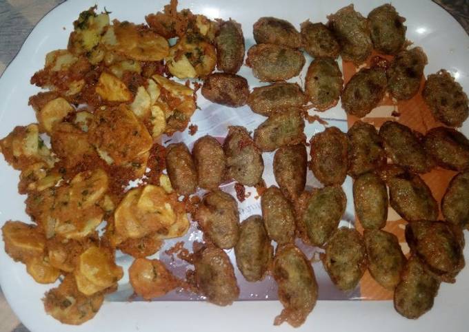 Cutles and Crispy Maru bhajias