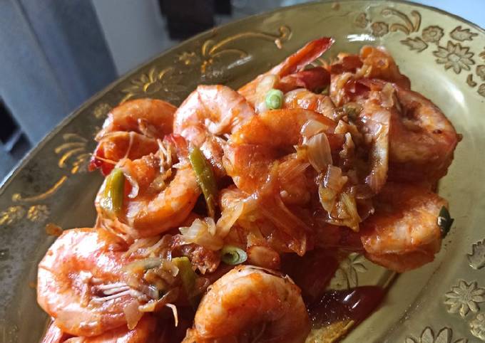 Udang mentega saus inggris super mudah