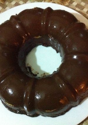 صورة لوصفة طريقة عمل كيكة الموكا الباردة