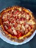 Fibriya sajtos szélű pizza keto gluténmentes