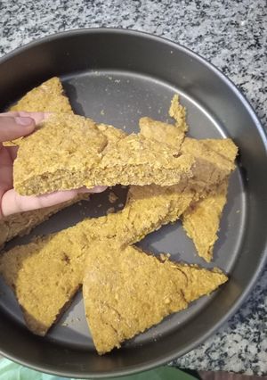 Una foto de Base de pizza integral con zapallo