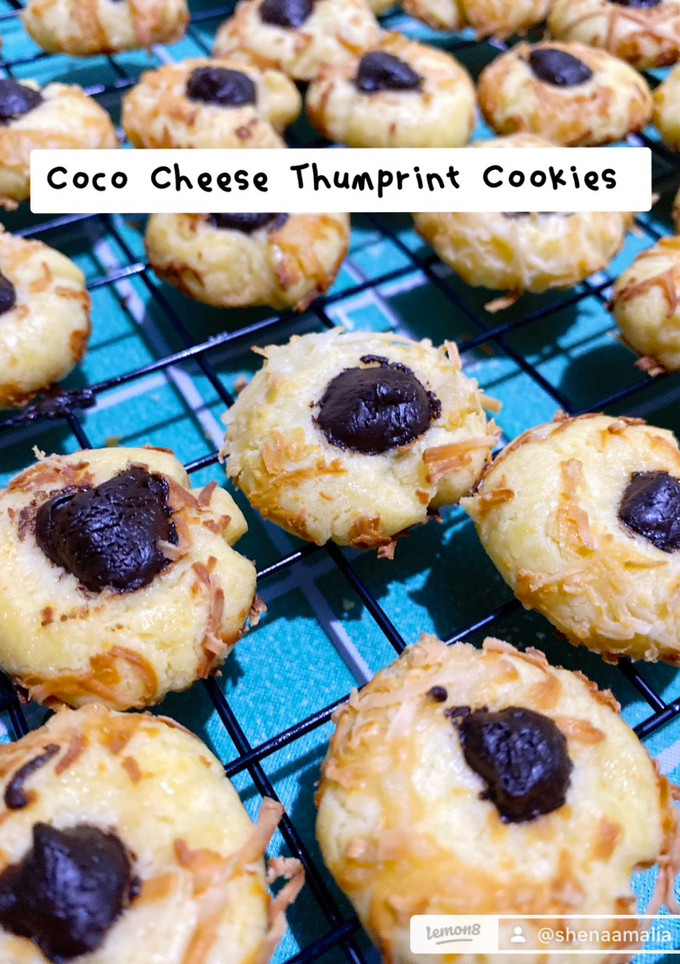 Foto resep Choco Cheese Thumprint Cookies