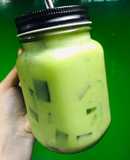 Trà Thái xanh kèm thạch rau câu🤪🥰